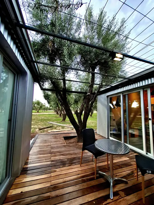 Mesa en el patio